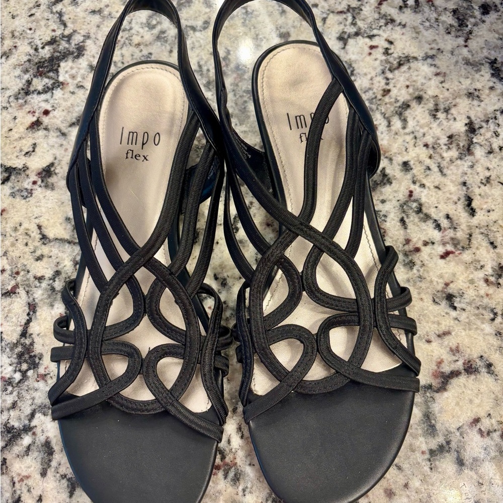 Nice black dressy sandals